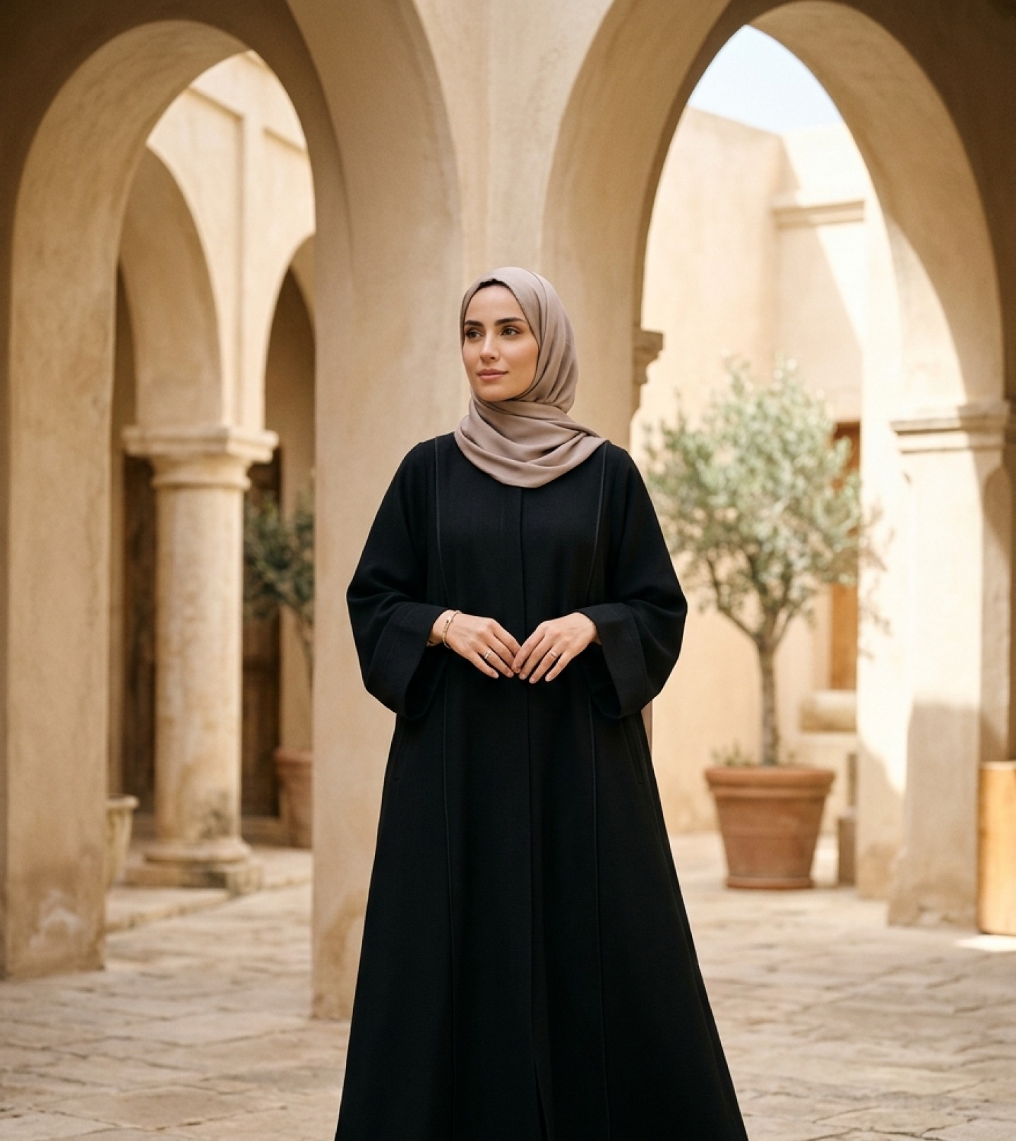 Modern ferace & abaya — akıcı formlar
